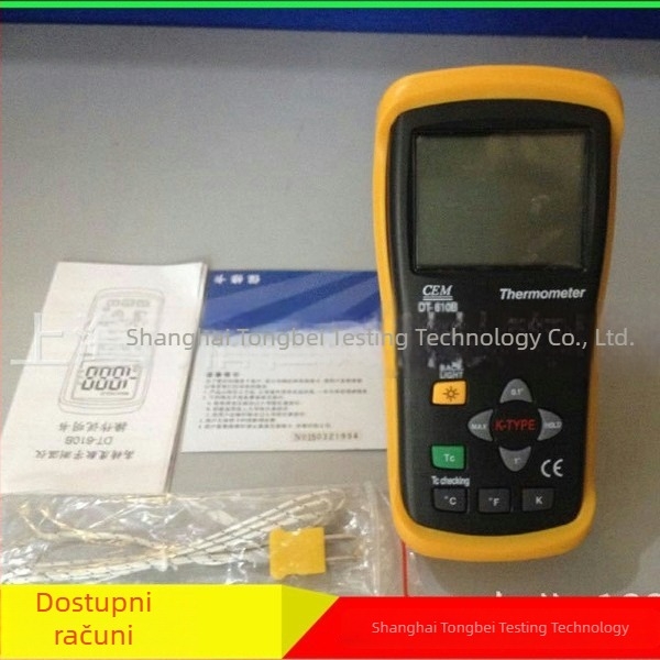 DT-610B termometar s termoparom, kontaktni termometar, mjerač temperature kalupa