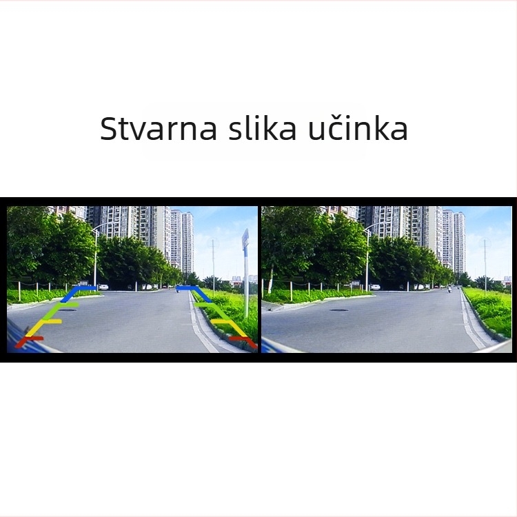 AHD 1080p stražnja kamera s CCD-om, riblje oko, noćni vid, prebacivanje CVBS, 3-u-1 automobil kamera