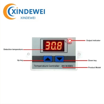 XH-W3001 digitalni regulator temperature s mikroprocesorom, inteligentni elektronički termostat s digitalnim zaslonom