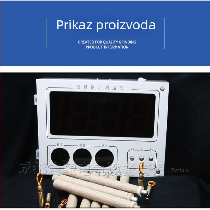 Jednokratna termopara s brzim odzivom, volfram-rhenij (W-Re), serija KW/KS/KB, zaštita papirnatom cijevi, namijenjena lijevanju i metalurgiji