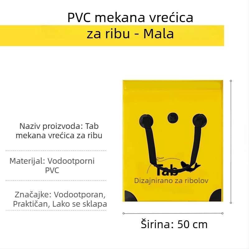 Višestruka torba za pohranu ribolovne opreme s prijenosnim pretincem za žive ribe