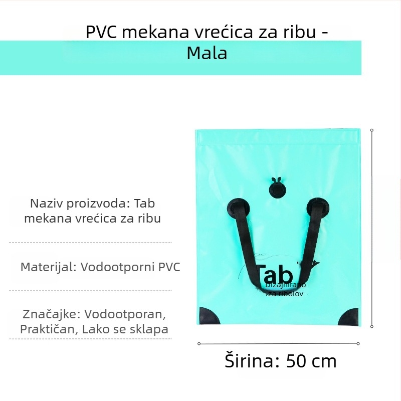 Višestruka torba za pohranu ribolovne opreme s prijenosnim pretincem za žive ribe