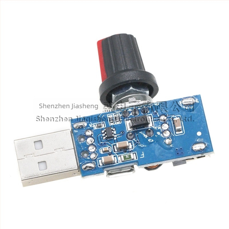 JQS USB regulator brzine ventilatora i protoka zraka, tih, višestruki stupnjevi, kompaktan za ured, dom učenika i noćni ormarić