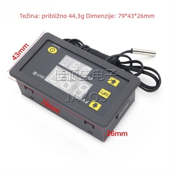 W3230 Visokoprecizni regulator temperature, modul digitalnog zaslona termostata, prekidač kontrole temperature, mini ploča za upravljanje temperaturom