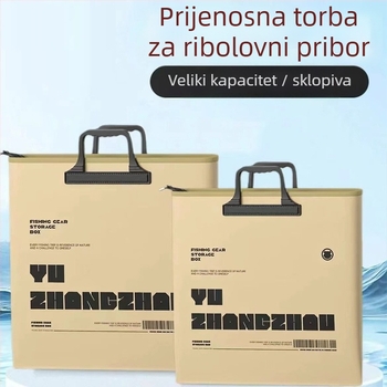 Sklopiva EVA torbica za ribe s integriranom zaštitom, vodootporna skladišna torba s ručkom