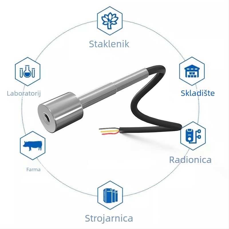 DS18B20 temperaturni senzor s magnetskim pričvršćivanjem i digitalnim izlazom