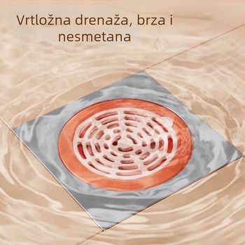 Poklopac za podni odvod u obliku metka – filtr protiv mirisa i insekata