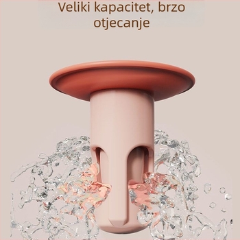 Poklopac za podni odvod u obliku metka – filtr protiv mirisa i insekata