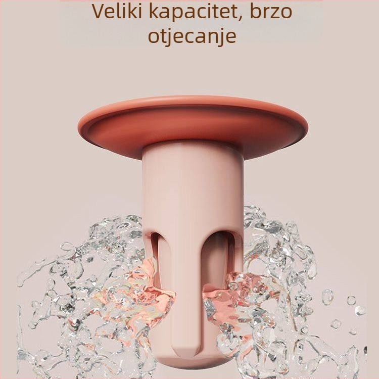 Poklopac za podni odvod u obliku metka – filtr protiv mirisa i insekata