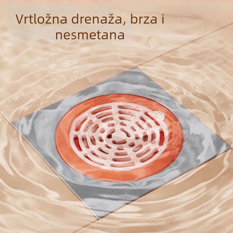 Poklopac za podni odvod u obliku metka – filtr protiv mirisa i insekata