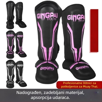 Lightning Legs štitnici za potkoljenicu i gležanj, Muay Thai, Taekwondo, Sanda i kickboxing