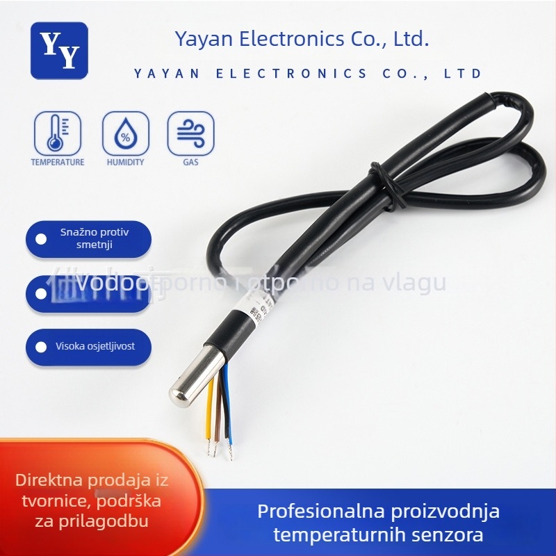 PT1000 vodootporni senzor temperature i vlage s NTC termistorom, industrijsko mjerenje temperature