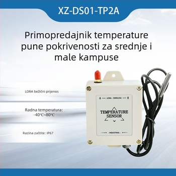 DS18B20 bežični temperaturni senzor tipa sonde za mjerenje temperature ulja i vode u hladnom lancu s LoRa prijenosom