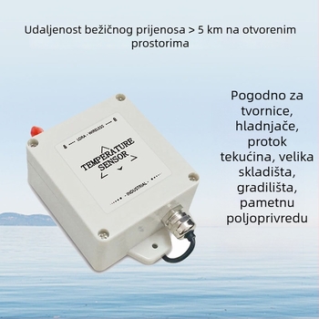 DS18B20 bežični temperaturni senzor tipa sonde za mjerenje temperature ulja i vode u hladnom lancu s LoRa prijenosom