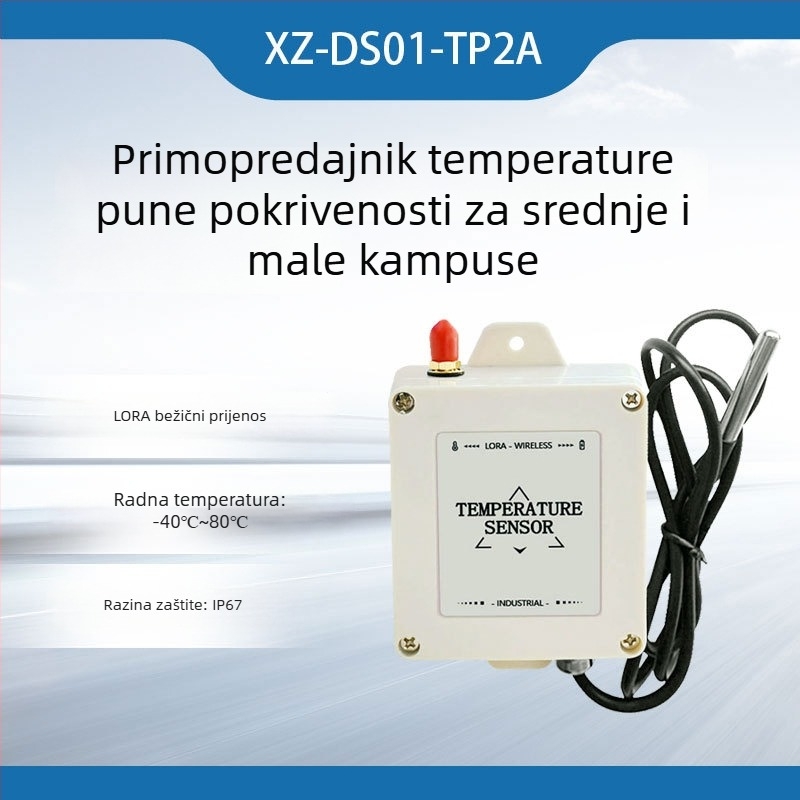 DS18B20 bežični temperaturni senzor tipa sonde za mjerenje temperature ulja i vode u hladnom lancu s LoRa prijenosom