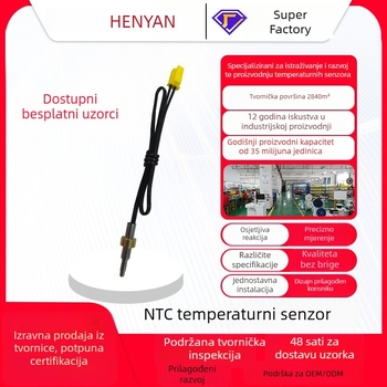 Senzor temperature za talijanski aparat za kavu, kuglasti vrh, 100K, NTC senzor