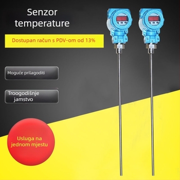Pt100 platinski RTD senzor za temperaturu, vodootporan, otporan na visoke temperature, visoka preciznost