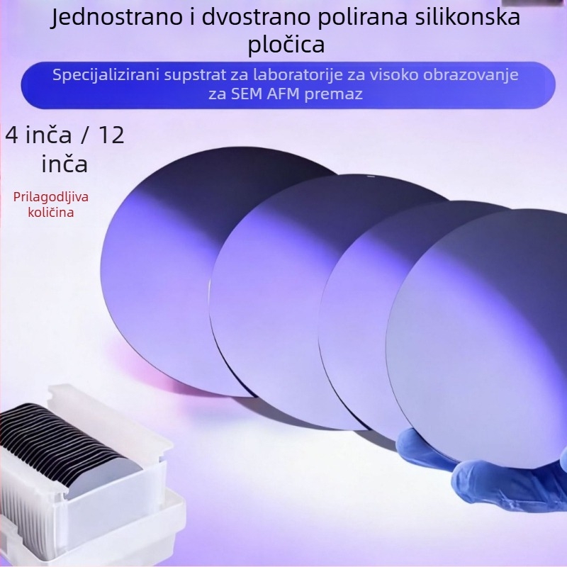3-inčni silicijev wafer, jednoslojno poliran, dvostruka oksidacija 300 nm, visoke čistoće