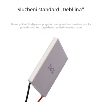 Telefonski hladnjak s poluvodičkim hladnjakom, radijatorska pločica 62×62 mm, oprema za hlađenje