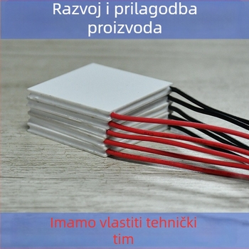 12V TEC1-09708 termoelektrični čip za hlađenje, visoka učinkovitost, 40×40 mm