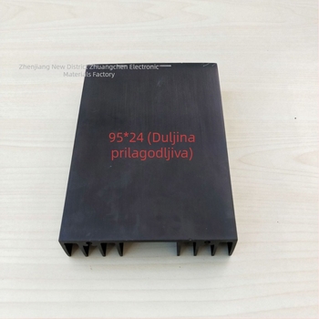 Aluminijski hladnjak s grafenskim premazom, dimenzije 90×20–120 mm, aluminij 6063, tip radijatora Zc-sap.