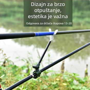 Univerzalni držač štapa za stražnje vješanje od aluminijske legure, protuklizni, potpuno metalni držač za štap