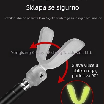 Univerzalni držač štapa za stražnje vješanje od aluminijske legure, protuklizni, potpuno metalni držač za štap