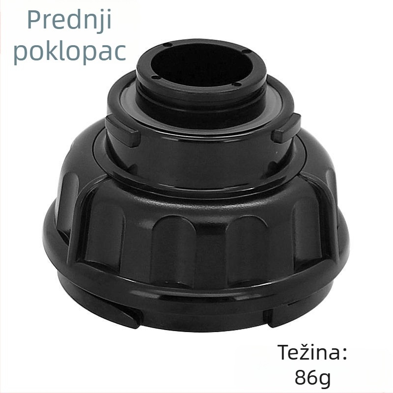 Pribor za horizontalni spori sokovnik: prednje kućište, unutarnji dijelovi i prednji poklopac