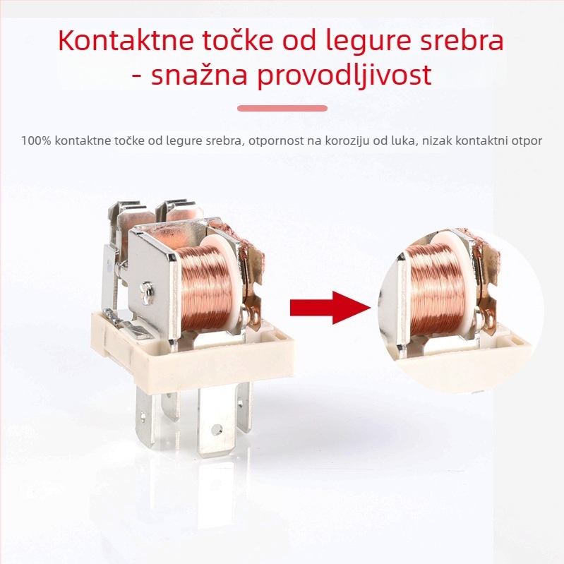 FOOCLES/Ferres 825FU automobilsko rele s osiguračem, 12V 30A, SPST/SPDT, 4-pinski/5-pinski