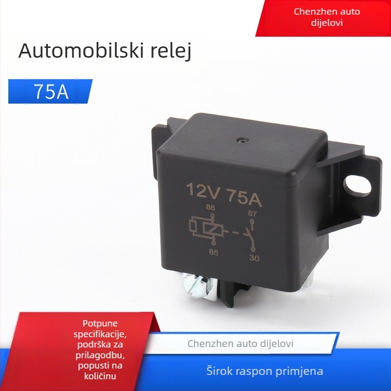 75A 12V starter relej za automobile, viljuškare i bager