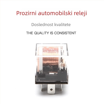 Automobilski elektromagnetni relej, 4-pinski i 5-pinski, 12V/24V, 40A, bakrena zavojnica visokog protoka, DC
