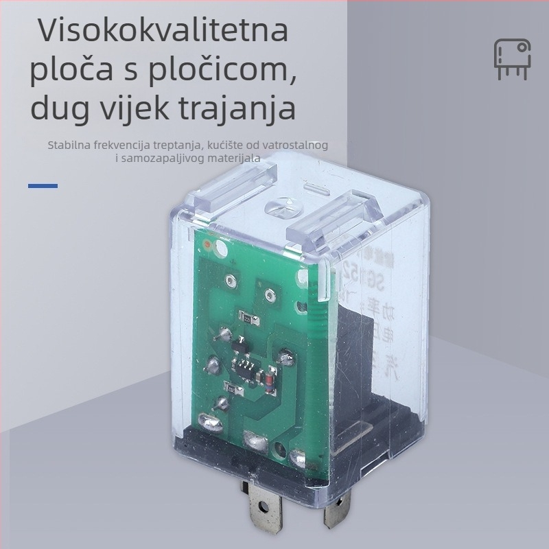 Auto relej za bljeskalicu 12V/24V za svjetla i LED nadogradnje motocikla