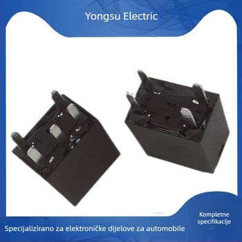 12V DC automobilno rele, kompaktno kvadratno, 4-pinsko i 5-pinsko