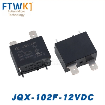 JQX-102F-12VDC JQX-102F-P-12VDC 4-pinsko Hongfa relej za klimatizacijski uređaj i bojler