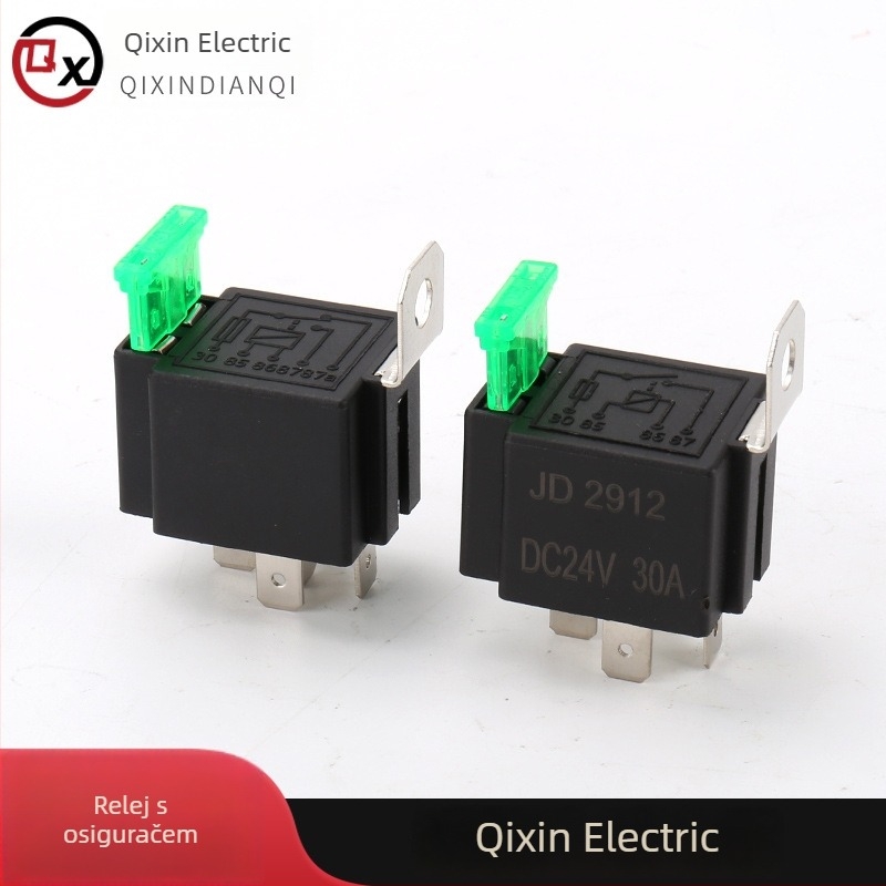Automobilski relej 30A 12V, 4- ili 5-pin, metalna stražnja montaža