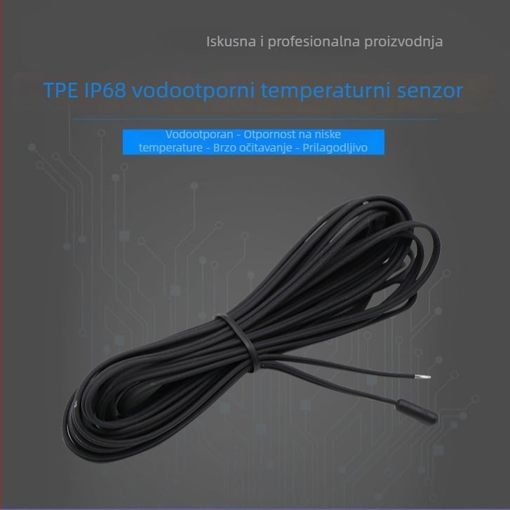 IP68 vodootporni senzor temperature za kućanske uređaje – precizan mjerni senzor temperature