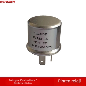 FLL552 LED bljeskalica s aluminijskim kućištem TF552/536 dvopolni elektronički bljeskalica za automobil