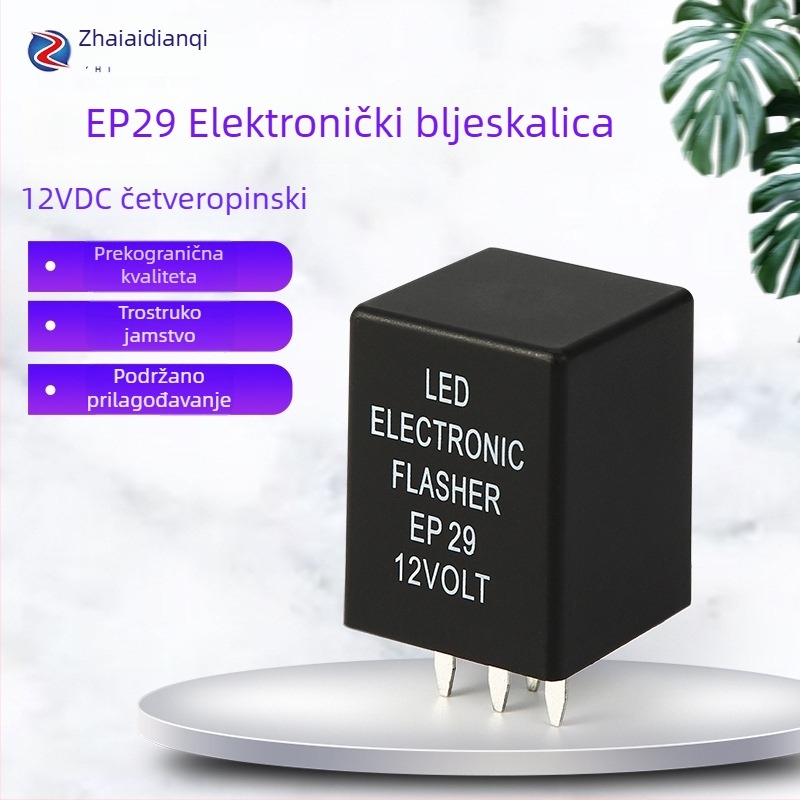 LED automobilni blink relej EP29 FL29 4-pinski