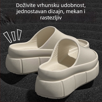 2025 nove EVA ženske sandale s mekom potplatom i visokim petom, svestrane i udobne