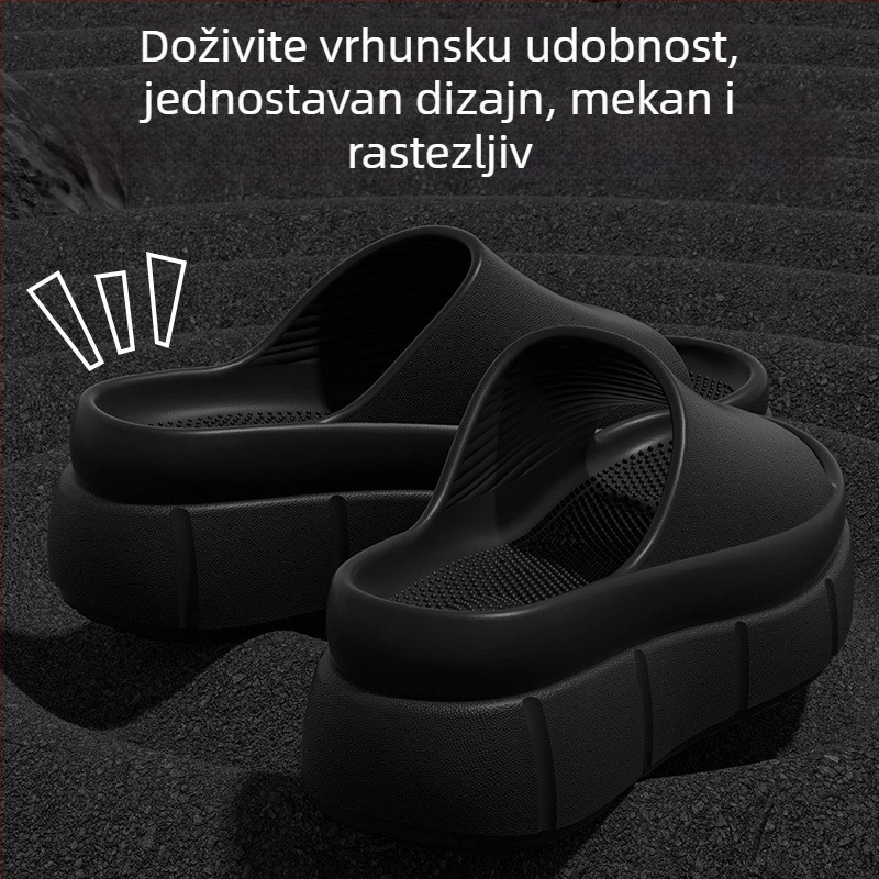 2025 nove EVA ženske sandale s mekom potplatom i visokim petom, svestrane i udobne