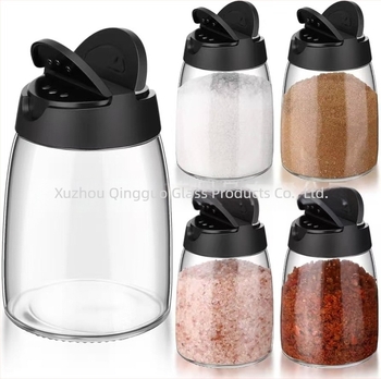 Staklena boca za začine 150 ml, kuhinja, spremnik za sol i MSG, vodootporan i zapečaćeni spremnik