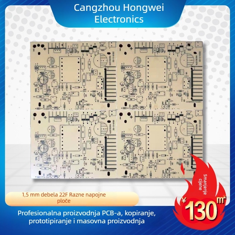 FR-4 PCB za LED rasvjetu na aluminijskom podlozi, jednostrani i dvostrani PCB, prototipiranje i serijska proizvodnja
