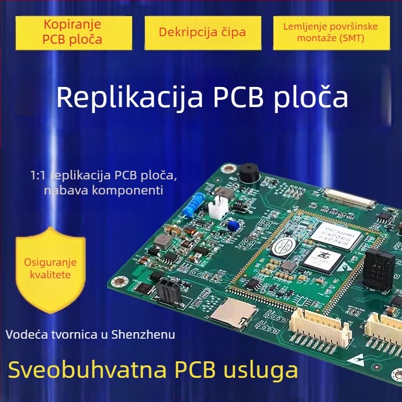 Prilagođena PCB kopija ploče – višeslojna fleksibilna ploča s bakrenim temeljem, PCBA dovršena pločica
