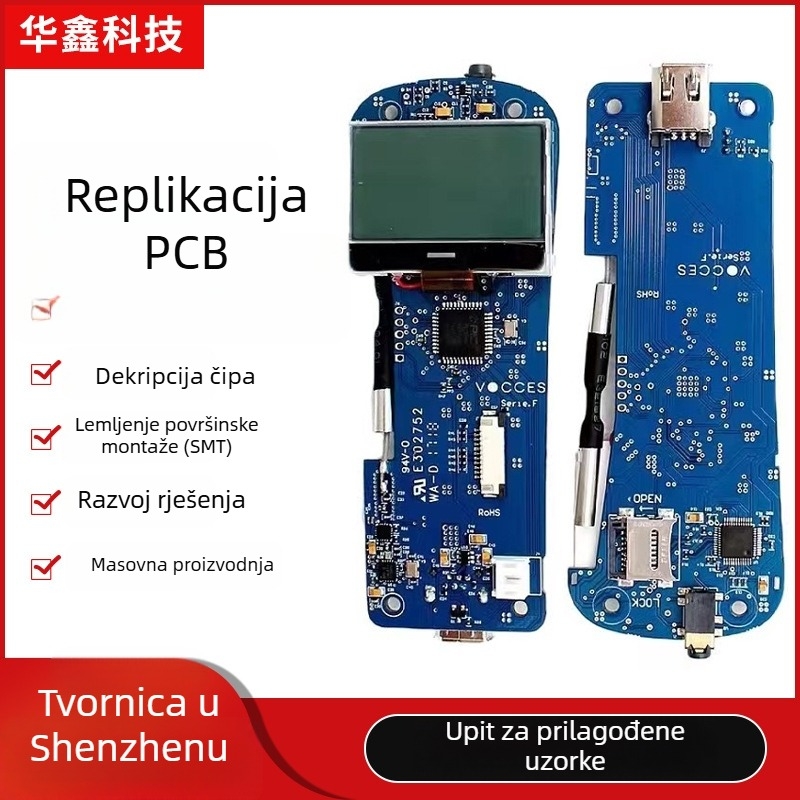 Prilagođena PCB kopija ploče – višeslojna fleksibilna ploča s bakrenim temeljem, PCBA dovršena pločica