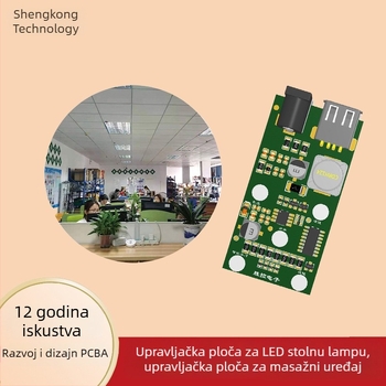 Kontrolna ploča dječje lampe za zaštitu očiju, neograničena regulacija svjetline, dodirna LED lampica, USB PCBA za punjenje