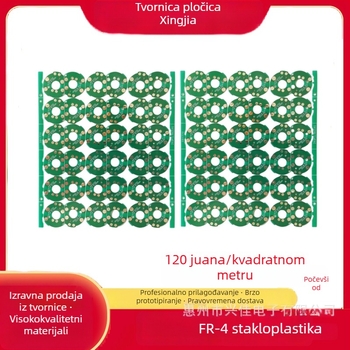 FR-4 dvostruka PCB ploča s bezolovnim tin premazom