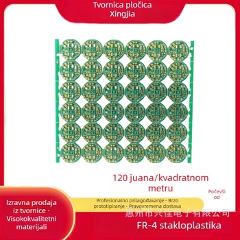 FR-4 dvostruka PCB ploča s bezolovnim tin premazom