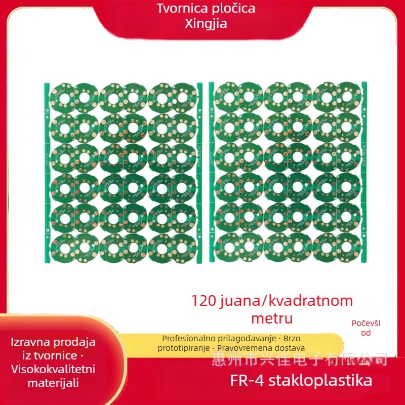 FR-4 dvostruka PCB ploča s bezolovnim tin premazom