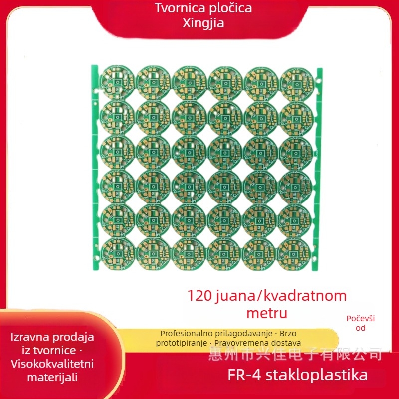 FR-4 dvostruka PCB ploča s bezolovnim tin premazom