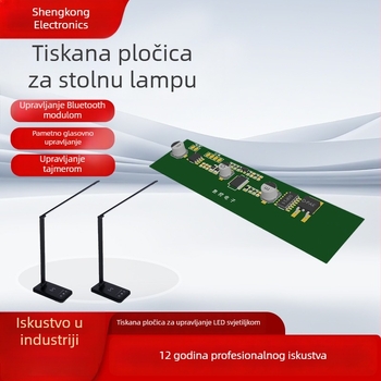 Dodirna LED ploča za upravljanje rasvjetom za Xiaomi stolnu lampu za zaštitu očiju; ploča za upravljanje LED‑om; neprekidna regulacija boje temperature